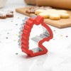 Unique Bargains Biscuit Cutter Large Unicorn-Shaped Sandwich Cutter Hand Wash Stainless Steel Plastic 3.5"x3.9"1.6" 1Pcs - 2 of 4
