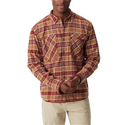 BASS OUTDOOR Mens Flannel Button Up Shirt