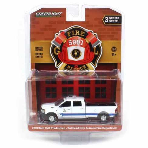 Greenlight Collectibles 1/64 2020 Ram 2500 Tradesman, Bullhead Fire  Department, AZ, Fire & Rescue Series 3 67030-F