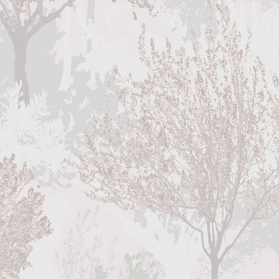 Birch Mauve Matte Removable Paste the Wall Wallpaper