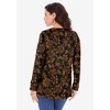 Roaman's Women's Plus Size Ultimate Long Sleeve Crewneck Tee - 3 of 4