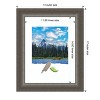 Amanti Art Domus Dark Silver Wood Picture Frame - 4 of 4