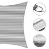 LAGarden 23x22 Ft HDPE Rectangle Sun Shade Sail - 2 of 4