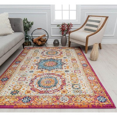 Rugs America Harper Abstract Vintage Area Rug