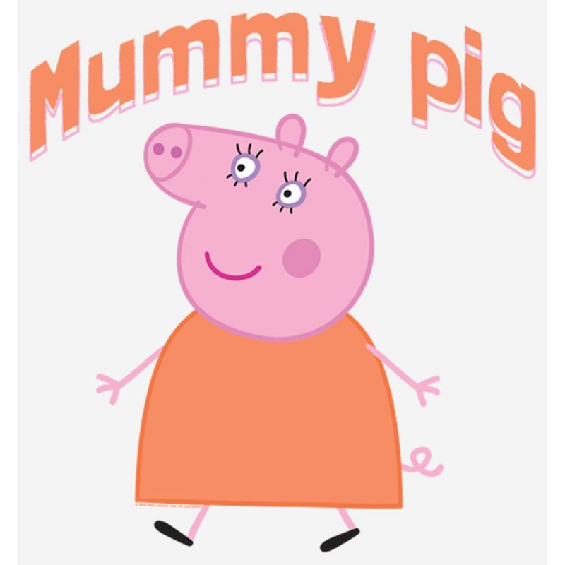 Women's Peppa Pig Mummy Pig T-Shirt, 2 of 5