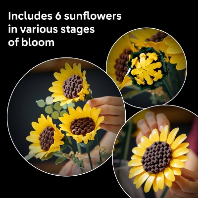 Детские конструкторы LEGO Botanicals Sunflower Bouquet Building Set 11502 — фото 4