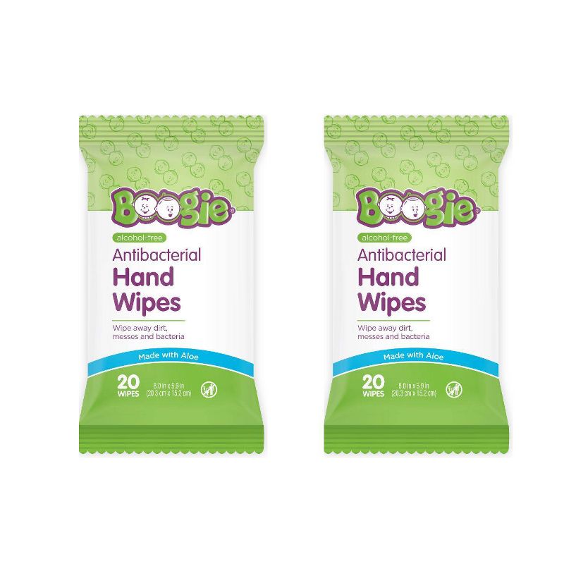 Boogie Hand Sanitizing Wipes - 40ct/2pk, 4 of 9