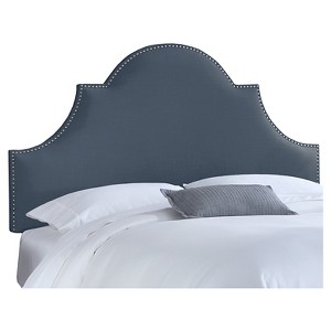 Chambers Headboard - Linen Ocean (California King) - Skyline Furniture , Linen Blue