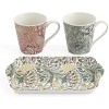Pimpernel Floral Porcelain Mug & Tray Set - Porcelain & Melamine, Decorative Drinkware - Elegant Gift for New Couples & Housewarming - 2 of 4