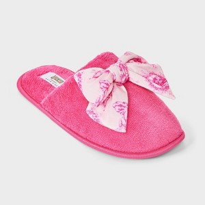 Wicked x Katie Kime Women's Graphic Slippers - Pink - 1 of 4