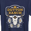 Women's - Yellowstone - Dutton Ranch Steer Skull with Flowers Short Sleeve Graphic T-Shirt - 2 of 4