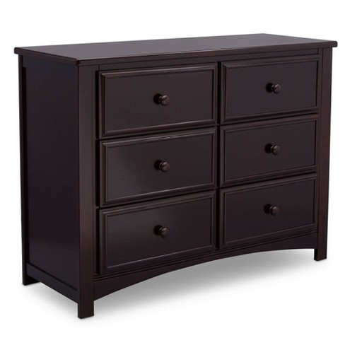 Delta Children 6 Drawer Dresser Dark Chocolate Target