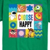 Boys' - Disney - Choose Happy Grid Short Sleeve Graphic T-Shirt - 2 of 4