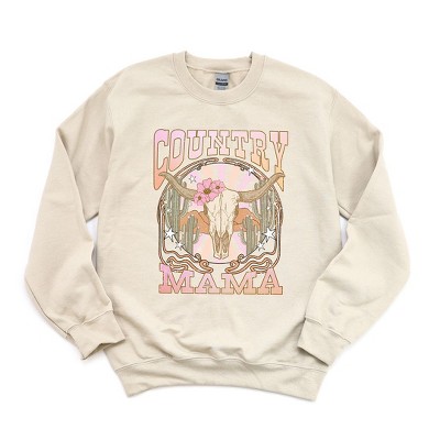 Simply Sage Market Women's Graphic Sweatshirt Country Mama Grunge