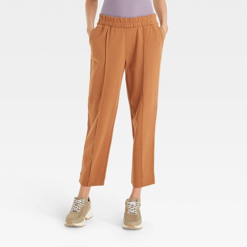 Women's High-rise Slim Straight Fit Ankle Pull-on Pants - A New Day™ :  Target