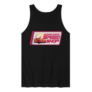 Men's - Disney - Lightning McQueen Speed Shop Graphic Tank Top - 1 of 3
