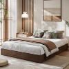 Twin TwinXL Full Queen King Size Modern Minimalist Floor Standing Bed Frame With Wooden Slat & Support - 3 of 4