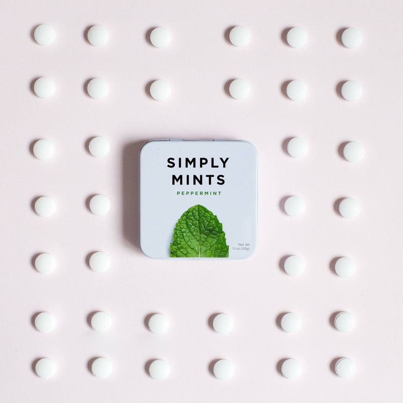 Simply Gum Peppermint Natural Mints - 1.1oz, 5 of 6
