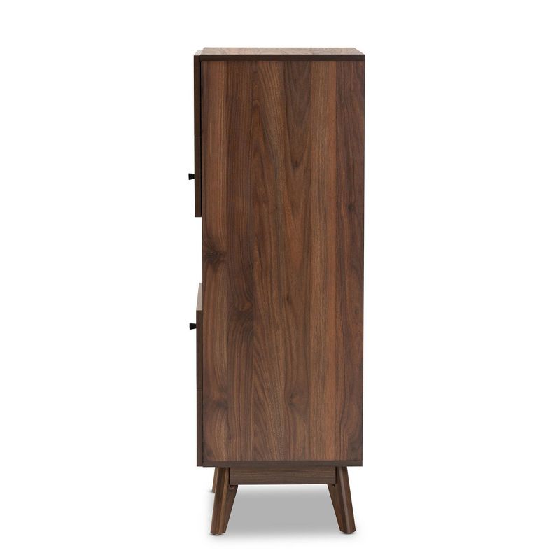 Hartman Wood Storage Cabinet Walnut Brown - Baxton Studio, 6 of 13