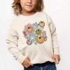 The Juniper Shop SmileyWorld Flower Smiley Face Toddler Sweatshirt - 3 of 4