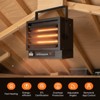 ROVSUN 5000W Electric Garage Heater with Remote & APP Control, Digital Fan-Forced Ceiling Mount Heater, 240V Hardwired for Workshop Factory - 3 of 4
