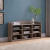 NicBex Shoe Cabinet with 9 Open Storage Shelves,Hold Up to 18 Pairs of Shoes,Suitable for Entryway,Hallway - 2 of 4