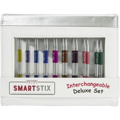Knitter's Pride-SmartStix Deluxe Interchangeable Needles Set-Sizes 4/3.5mm To 11/8mm