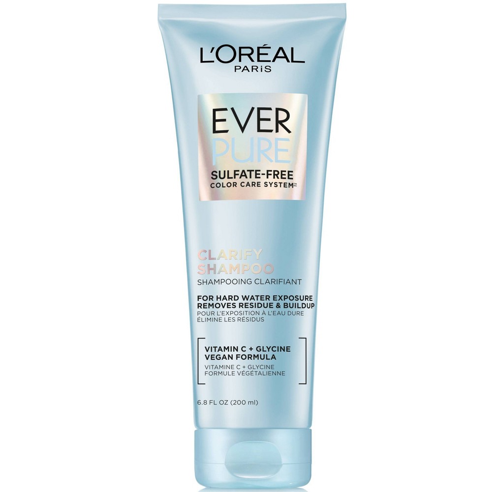 Photos - Hair Product LOreal L'Oreal Paris EverPure Clarify Shampoo for Build Up - 6.8 fl oz 
