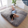 MAXYOYO Giant Bean Bag Chair Bed for Adults, Convertible Beanbag, High-Density Foam Filling, Machine Washable Cover - 3 of 4