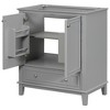 30" Bathroom Floor Storage Cabinet, Bathroom Vanity With Doors, Drawers, Adjustable Shelf Bathroom Cabinet - 2 of 4