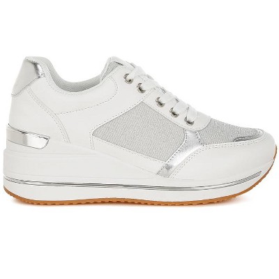 Женские кроссовки London Rag Womens Vespera Faux Leather & Mesh Sneakers 8 — фото 3