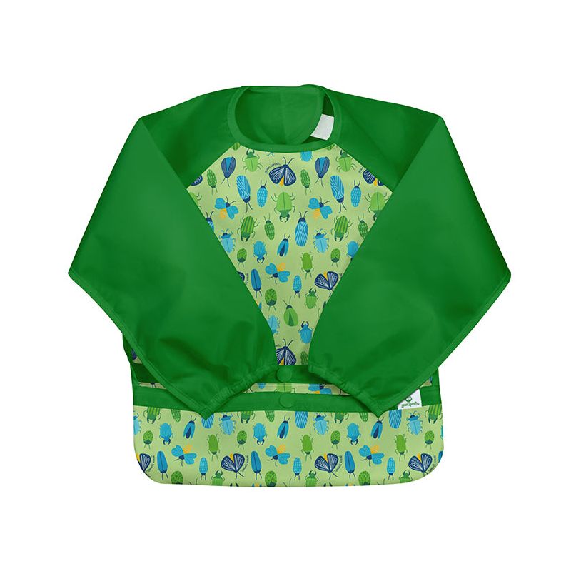 Green Sprouts Snap & Go Easy-wear Long Sleeve Bib (2 pack), 3 of 5
