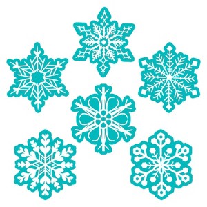 Creative Teaching Press® Snowflakes 6" Designer Cut-Outs, Pack of 36 - 1 of 4