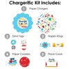 Big Dot of Happiness Thank You Teachers - Teacher Appreciation Paper Charger and Table Decorations - Chargerific Kit - Place Setting for 8 - 3 of 4