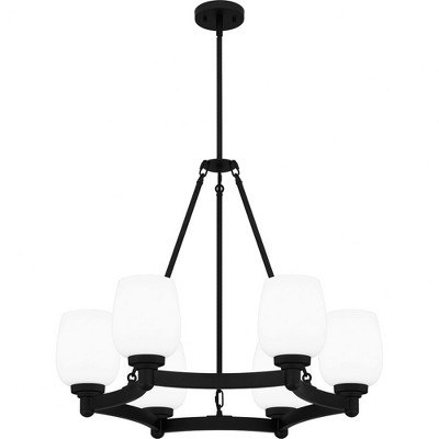 Quoizel Lighting Penning 6 - Light Chandelier in  Matte Black
