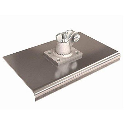 Bon Tool 12-430 Walk Edger - Stainless Steel All Angle 10-inch X 6-inch - 3/8-inch Radius 3/4-inch Lip
