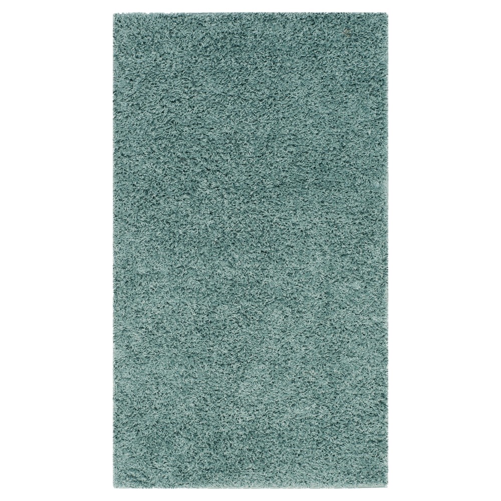 3'x5' Reedley Solid Loomed Accent Rug Seafoam - Safavieh