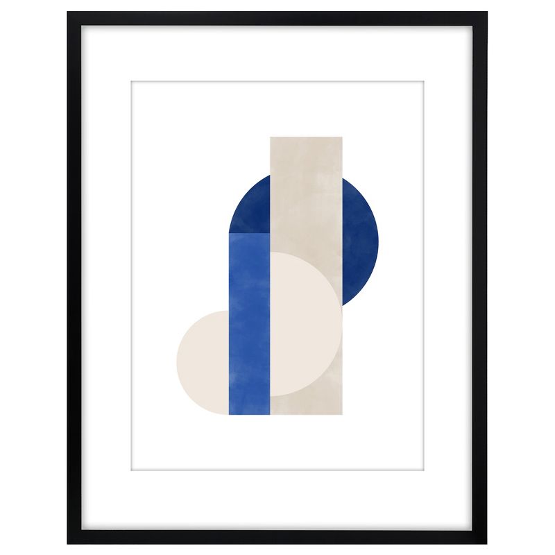 Americanflat - Mid Century Navy Blue Geometric by The Print Republic - mid century Abstract Wall Art, 4 of 8