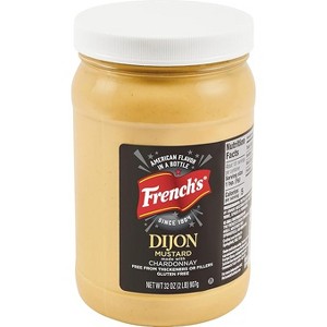 French’s Dijon Mustard with Chardonnay, 32 Ounce, Pack of 4 (Restaurant/Bulk size) - 1 of 4