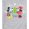 Men's - Disney - Mickey and Minnie Mouse Winter Wishes Graphic Fleece Sweatshirt - 2 of 4