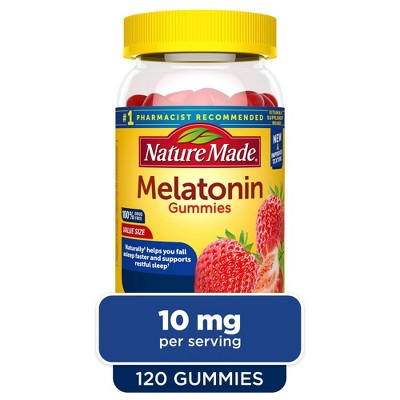 Nature Made Melatonin 10mg Extra Strength Gummies - 120ct