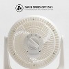 IRIS USA WOOZOO Fan, Small Oscillating Desk Fan, Table Air Circulator - 2 of 4