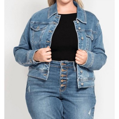 Women's Classic Denim Jacket - Plus - Judy Blue