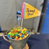 Big Dot of Happiness Thank You Teachers - Triangle Teacher Appreciation Photo Props - Pennant Flag Centerpieces - Set of 20 - 3 of 4
