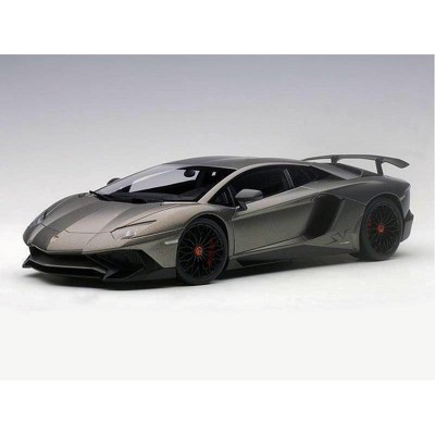 Lamborghini Aventador LP750-4 SV Grigio Titans/ Matt Grey 1/18 Model Car by Autoart