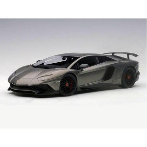 Lamborghini Aventador LP750-4 SV Grigio Titans/ Matt Grey 1/18 Model Car by Autoart - 1 of 4