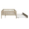 NicBex Twin Size Modern Wooden Daybed with Trundle, Guardrail & Open Storage for Bedroom and Living Room - 4 of 4