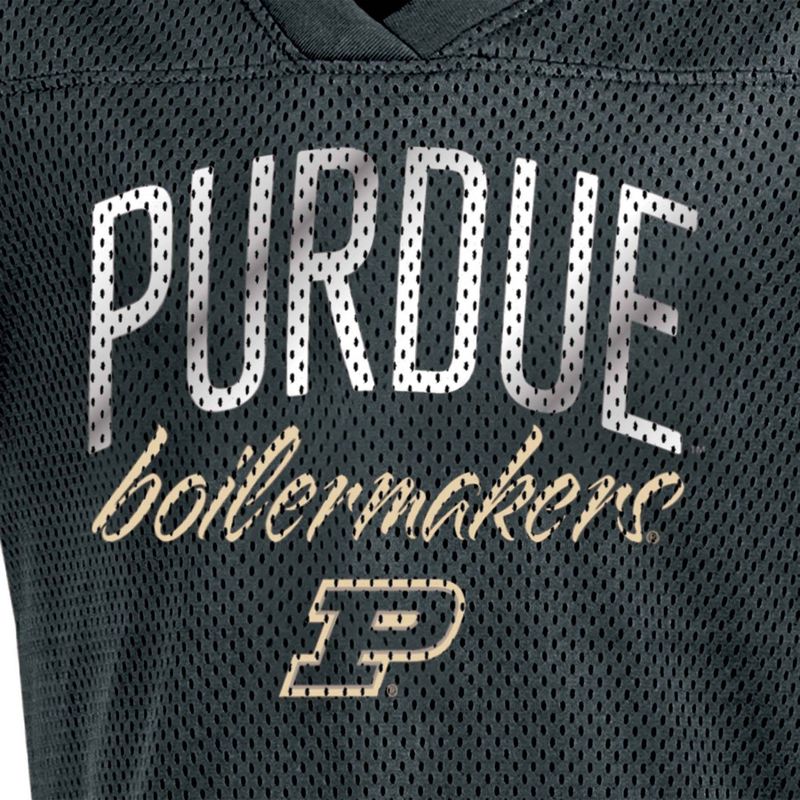 NCAA Purdue Boilermakers Girls&#39; Mesh T-Shirt Jersey, 3 of 4