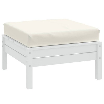 vidaXL Pallet Cushion Melange Cream 23.6"x23.6"x3.9" Fabric