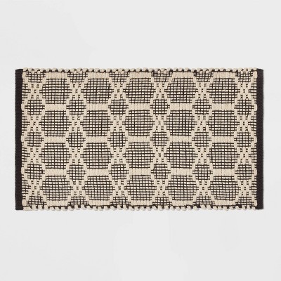 34" x 20" Rug Black - Threshold™